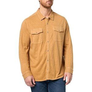 John Varvatos Men's Arvon Copper western Button Down Shirt Size: XL NWT